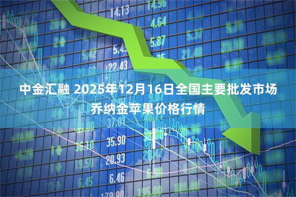 中金汇融 2025年12月16日全国主要批发市场乔纳金苹果价格行情